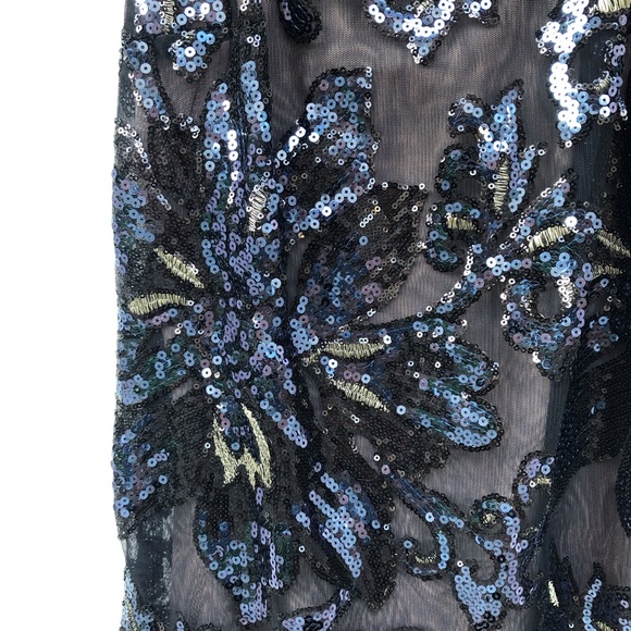 💙 SEQUIN BLUE MINI DRESS - Picture 2 of 6